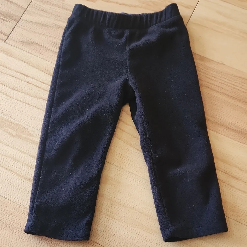 The Children's Place Classic Black Fleece Sweatpants 2T